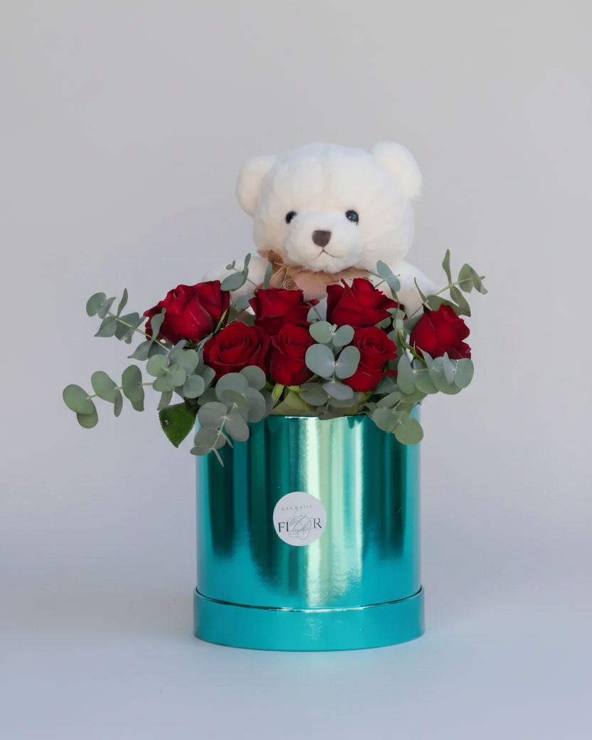 Box Amor Que Acolhe Com 15 rosas