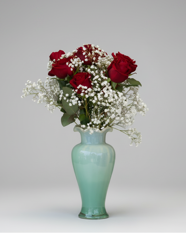 Jarra Clássica com Flores