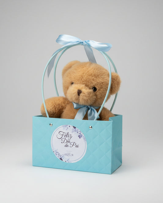 Urso Peluche com pasta